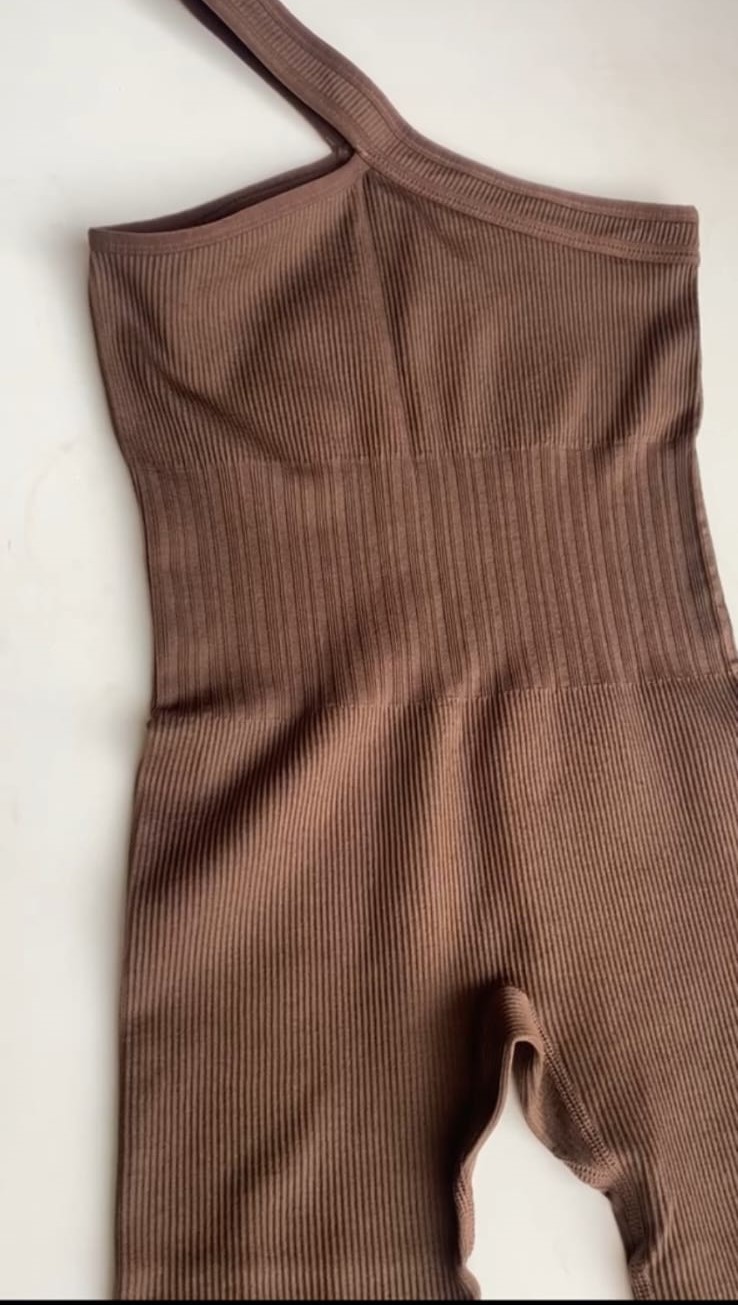 Neck Metrical Jumpsuit